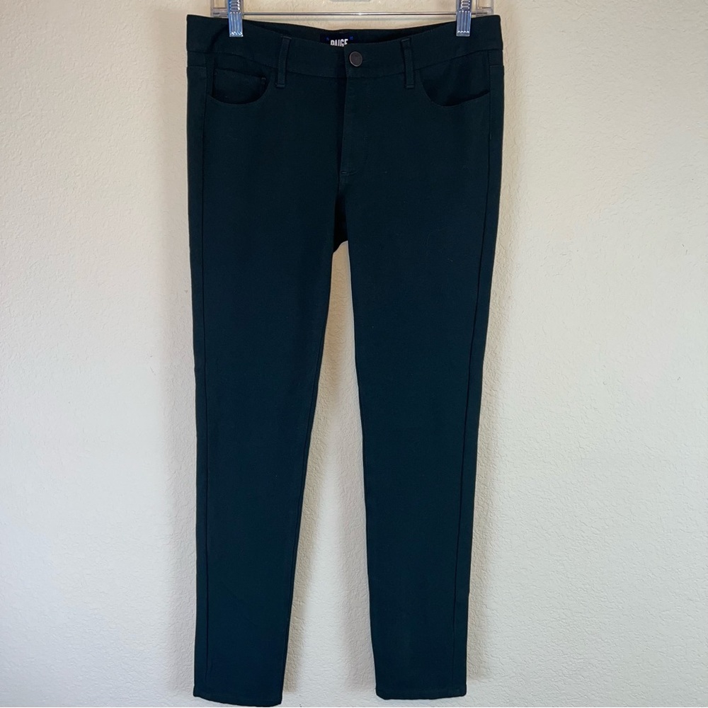 Paige Women’s Forest Green Skinny Jeggings Sz 30